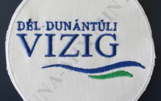 Dél-Dunántúli Vízügyi Igazgatóság karjelvény tépőzáras 1